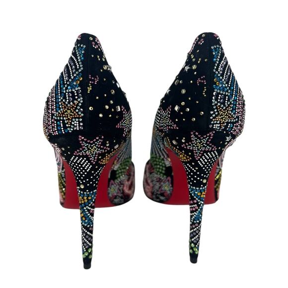 Christian Louboutin Limited Edition Hot Chick Starlight Embellished Pumps 100MM - Picture 13 of 16